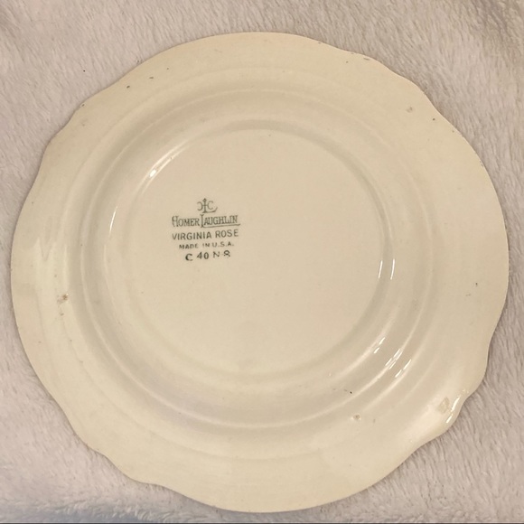 Homer Laughlin bread and butter plate (vintage) - Picture 4 of 10